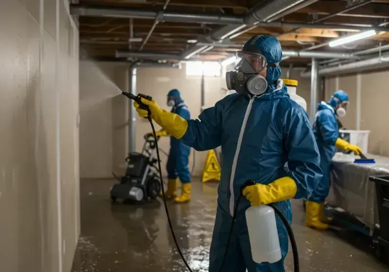 Basement Sanitization and Antimicrobial Treatment process in Zapata, TX